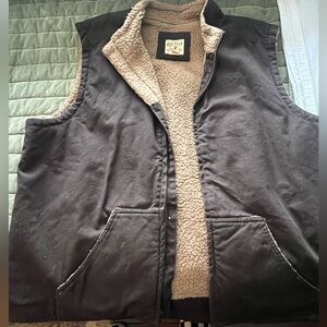 Men’s RedHead Dark Brown Sherpa-Lined Vest
